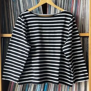 Striped Mariner Cloth Boatneck Tee